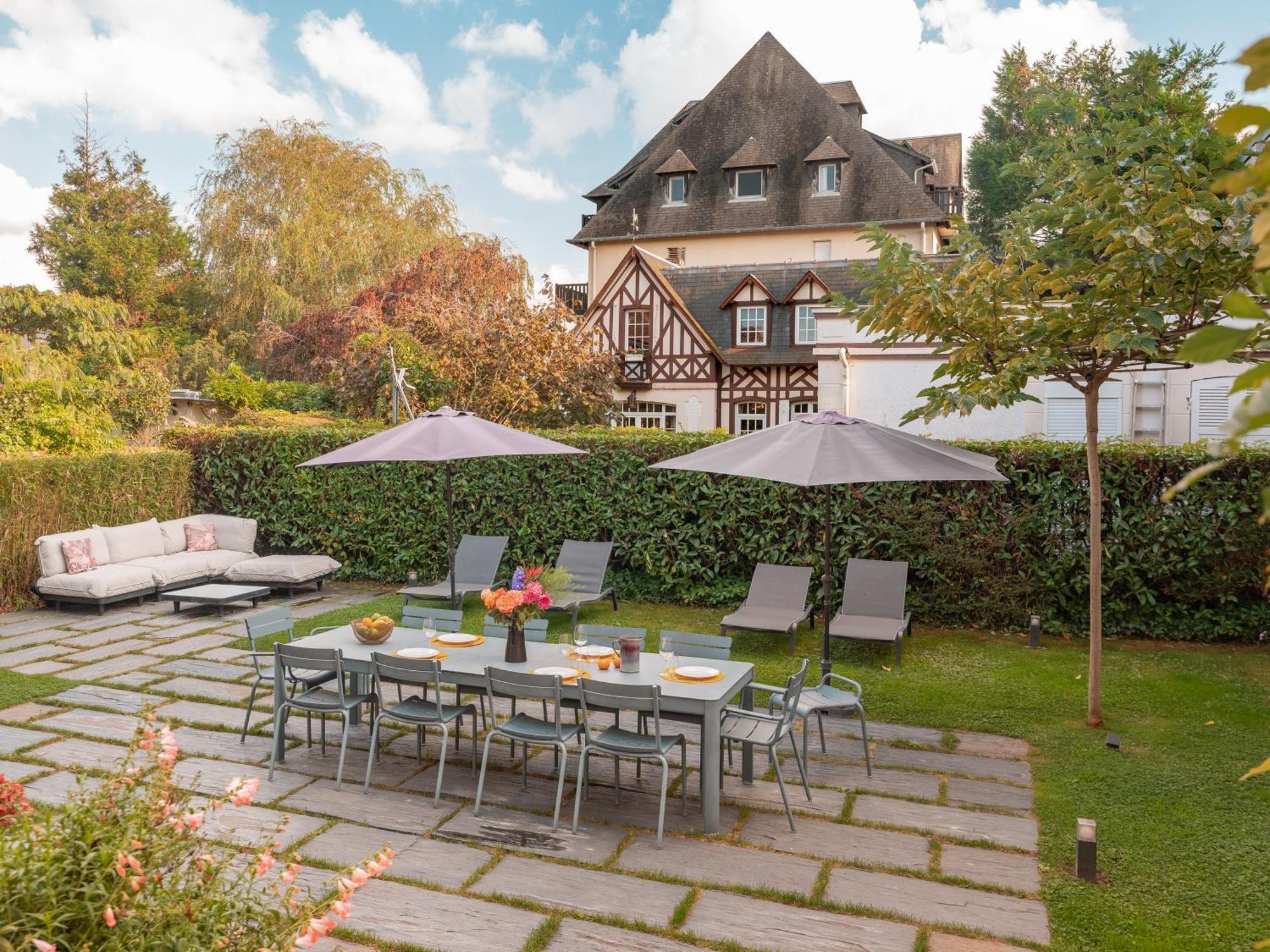 Villa Berry Centre Deauville - Chic & Stylee - Magnifique Jardin ภายนอก รูปภาพ